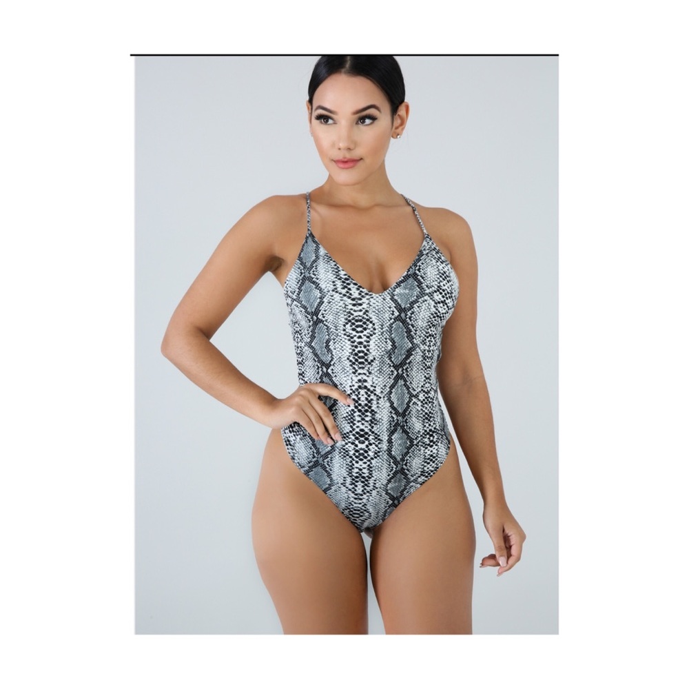 Snake skin bodysuit